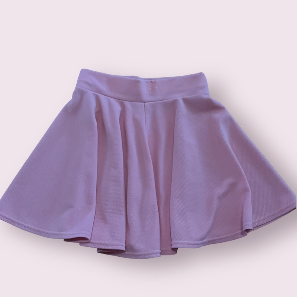 Pink Pleated Skirt